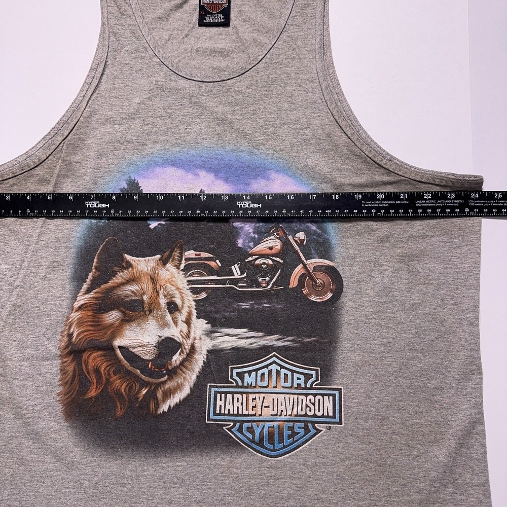 Vintage‎ Harley Davidson Tank Top Mens XL Albuquerque USA Made 90s - Picture 7 of 8